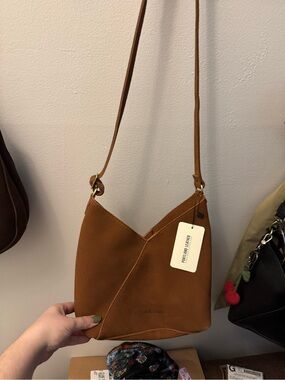 Portland Leather Suede Small Naomi Shoulder Bag in Jackson